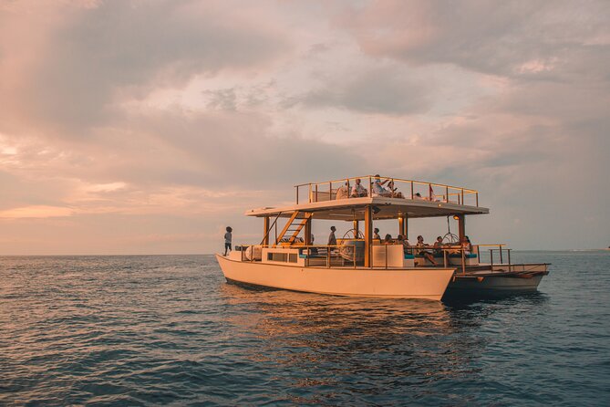 4-in-1 • Gili Islands Snorkel & Sunset Half-day Catamaran Cruise - Your afternoon flow, from Lava Bar pickup to sunset sailing