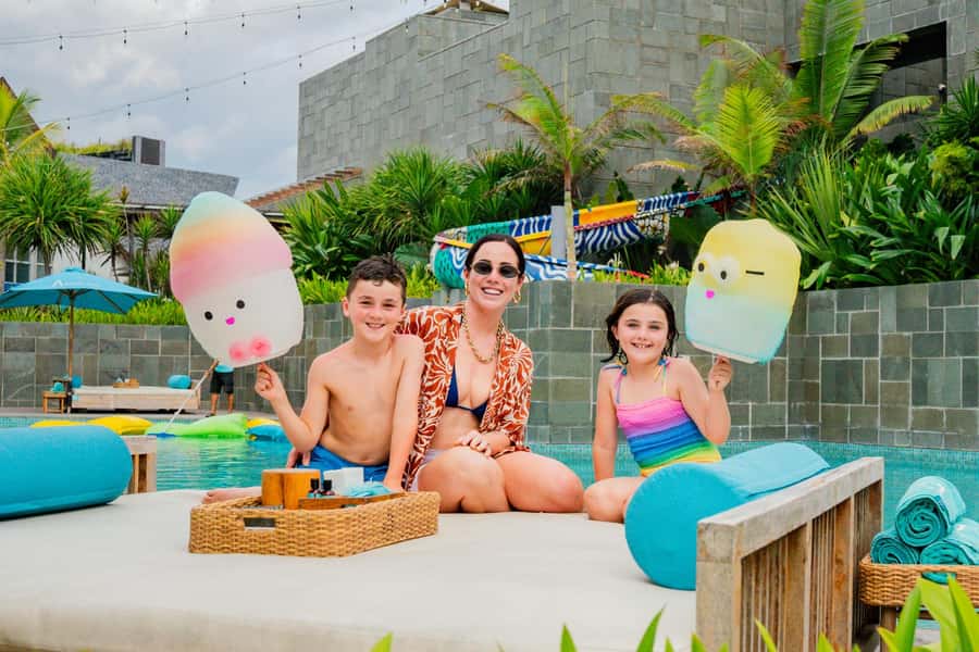 Atlas Beach Club Bali: DayBed Booking with F&B Credit - Pool access and the stage view: what you gain by staying put