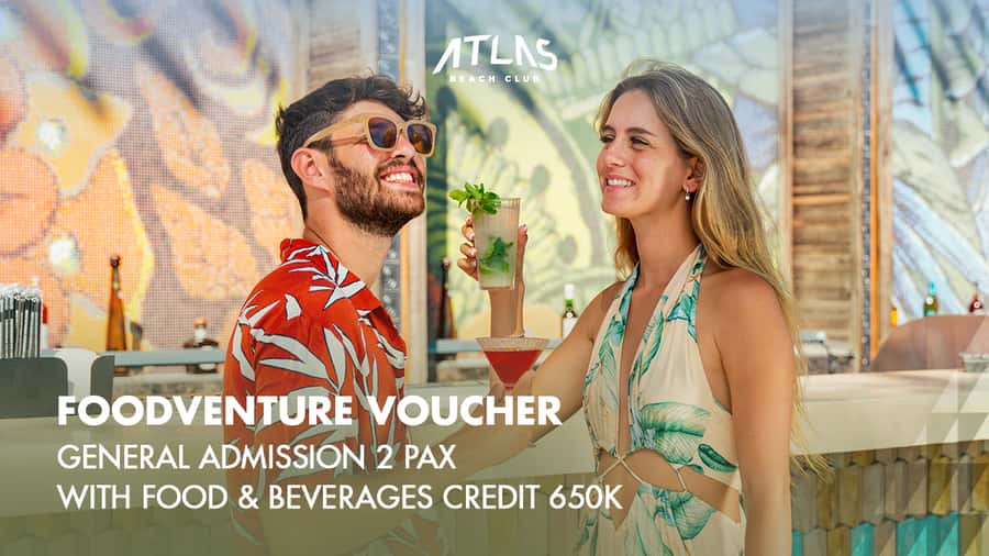 Atlas Beach Club Bali: One Day Pass / F&B Credit Voucher - Key things to know before you go
