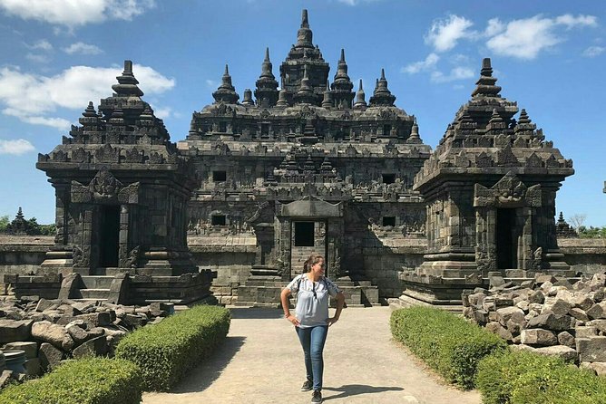 Authentic Yogya Bicycle Tour - A temple stop that mixes Hindu and Buddhist traditions