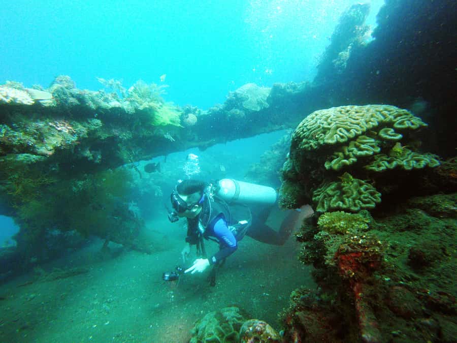 Bali: 2-Day PADI Advanced Open Water Course - Day 2 in Tulamben at the USAT Liberty shipwreck: two underwater sessions with wreck focus