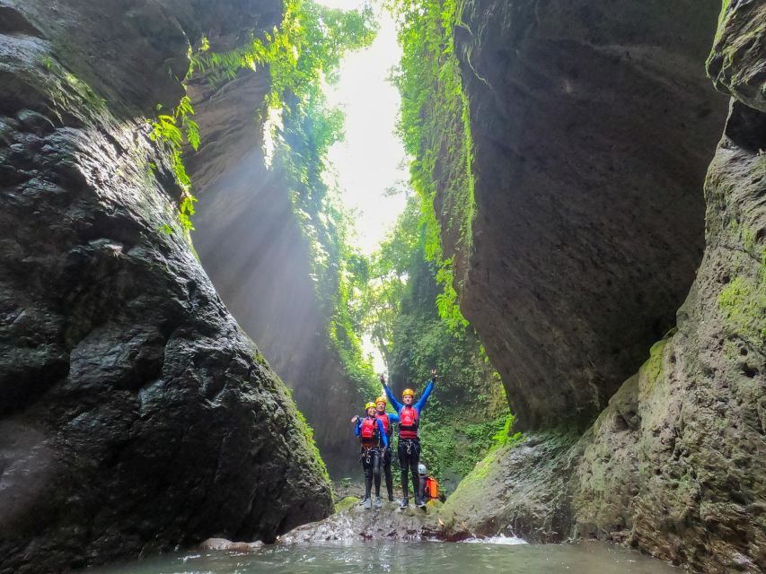 Bali: Aling Canyon Canyoning Tour - Kroya, Kembar, and Pucuk waterfalls: slides, jumps, and a zipline twist
