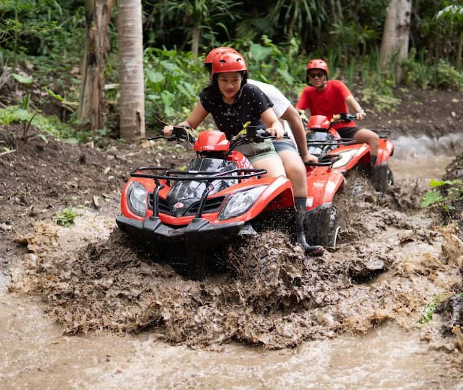 Bali: ATV Quad Bike Adventure with Jungle,Waterfalls & Lunch - Jungle Trails, Giant Roots, and the Feeling of Getting Through It