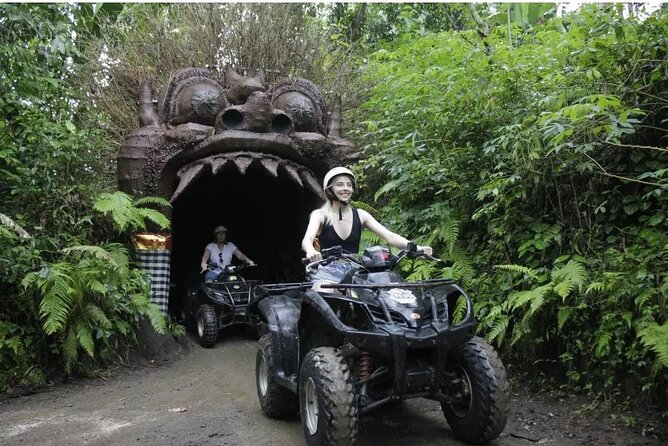 Bali ATV Quad Bike and Water Rafting Include Lunch and Transfer - Quad biking around Ubud: mud, tunnels, rice fields, and views