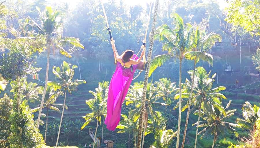 Bali: ATV Quad Bike, Monkey Forest, Jungle Swing with Lunch - Tegalalang jungle swing, flying over rice terraces, and getting photos that actually work