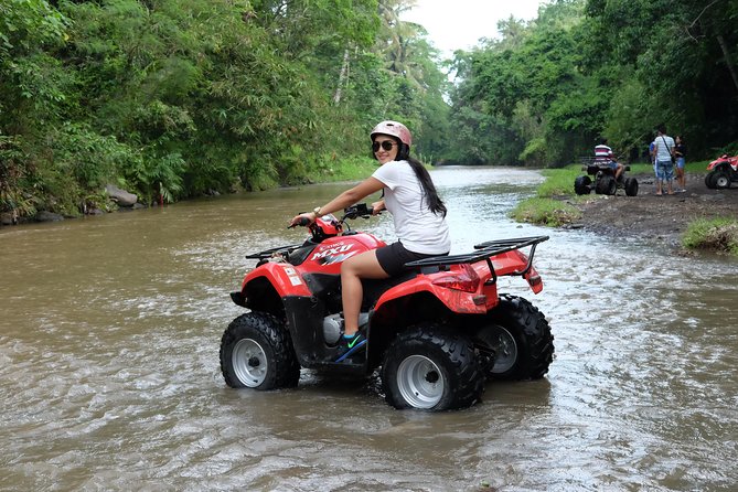 Bali Atv Quad Bike Through Tunnel and Waterfall - Riding through villages, jungle, plantations, and rice fields