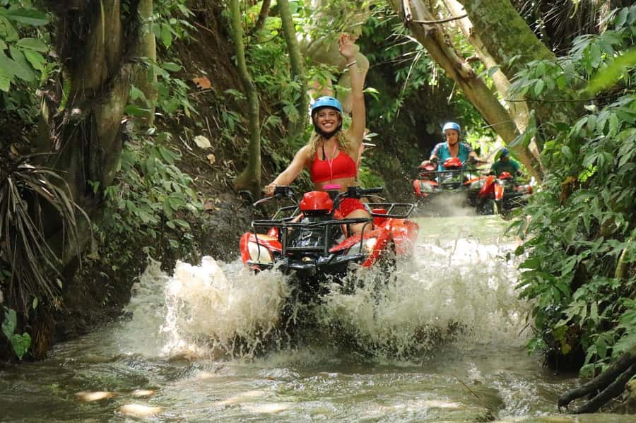 Bali: ATV Quad Bike Through Waterfall and Tunnel - Entering the Bali Tarantula setup in Bongkasa (west of Ubud)