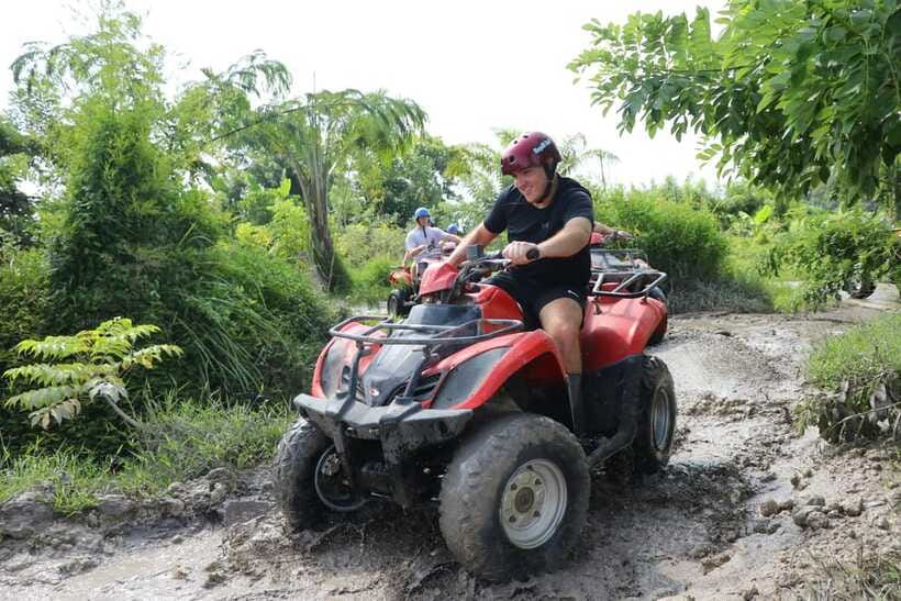 Bali ATV Ride in Ubud through Tunnel, Rice Fields, Puddles - Rice Fields and Water Views: Where the Scenery Landings Happen