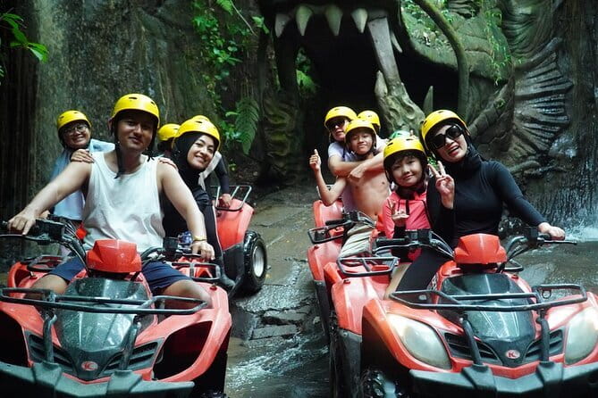 Bali ATV Ride with Waterfall Dragon Cave and Lunch by Penidago - The ride route: jungle trails, rice fields, river crossings, and a waterfall