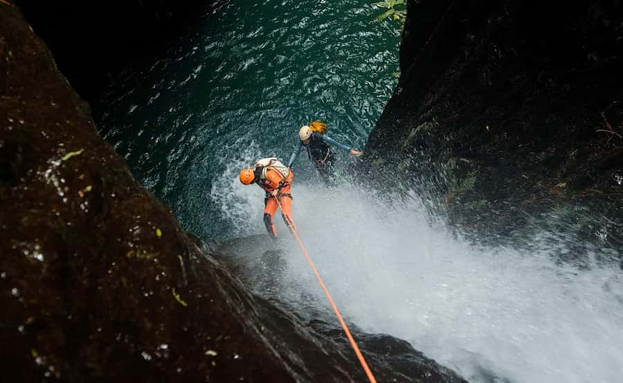 Bali: Canyoning Adventure at Aling Waterfall - CE-standard gear and the safety briefing that actually helps