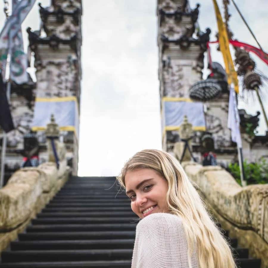 Bali: Gate Of Heaven Tour - Lempuyang Temple - Gate of Heaven at Lempuyang Temple, Mount Agung in the background