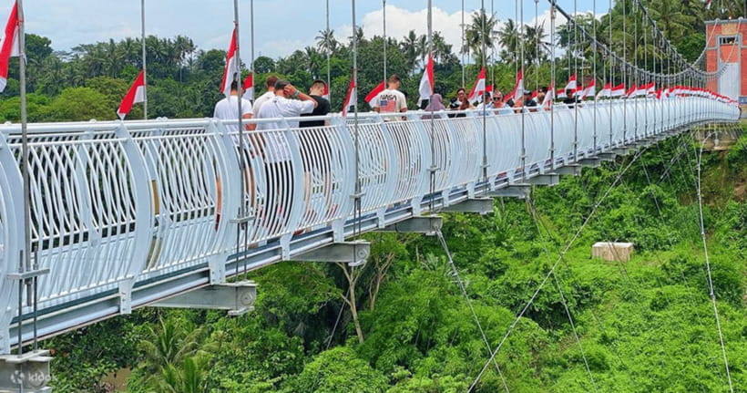 Bali: Glass Bridge Admission Ticket - Walking 188 M of Transparent Glass 66 M Up