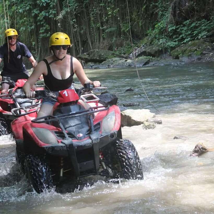 Bali: Guided Quad Bike Ride with Waterfall and Swing Options - Key highlights to know before you go