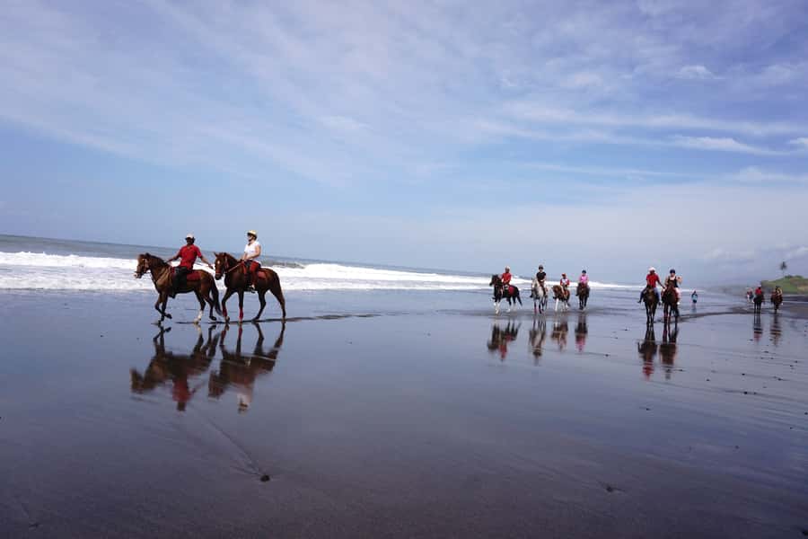 Bali: Horse Riding on Pigstone Beach and in the Rice Fields - The village connection and the route down to Pig Stone Beach