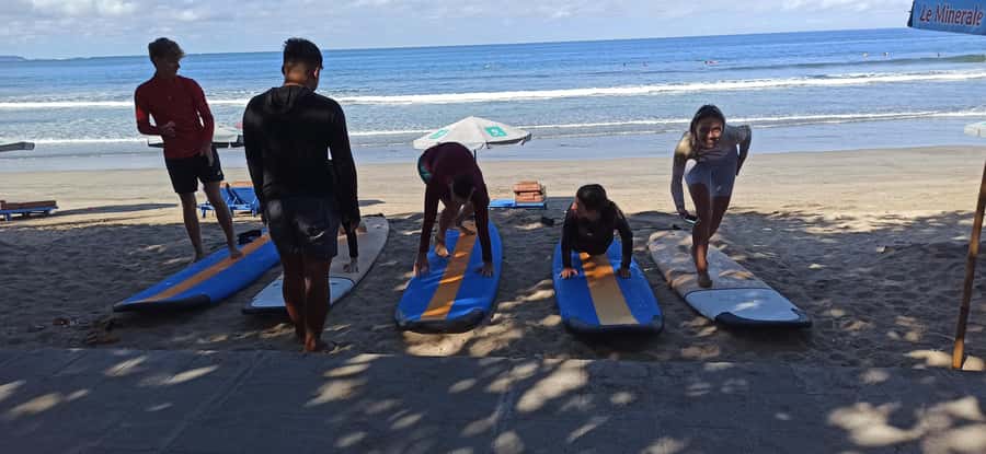 Bali: Kuta Beach Surfing Lesson (1 Hour, Local Instructor) - Finding Orange Surf School Bali Near Beachwalk