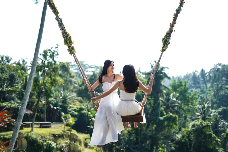 Bali: Leke-Leke Waterfall, Monkey Forest & Jungle Swing Tour - How the pacing feels on the ground