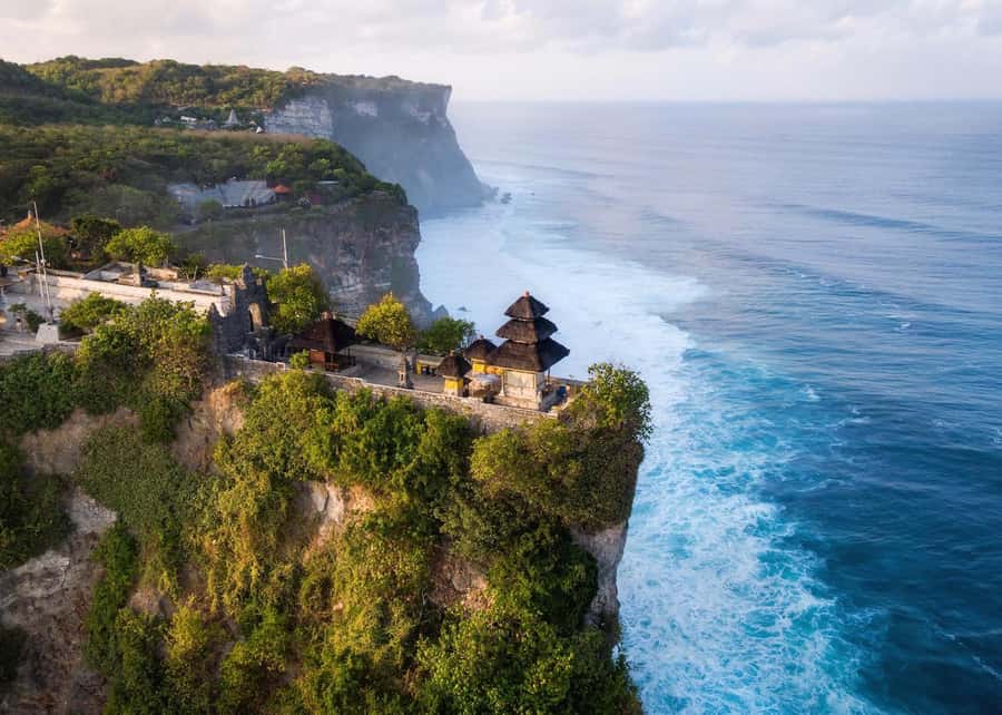Bali: MELASTI BEACH SUNSET KECAK DANCE WITH DINNER PACKAGES - South Bali Sunset Plan, Melasti Beach and the Kecak at 18:00