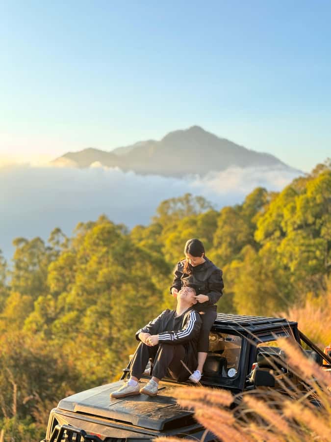 Bali: Mount batur jeep sunrise & natural hot springs - After Sunrise: Exploring Mount Batur’s Black Lava Fields