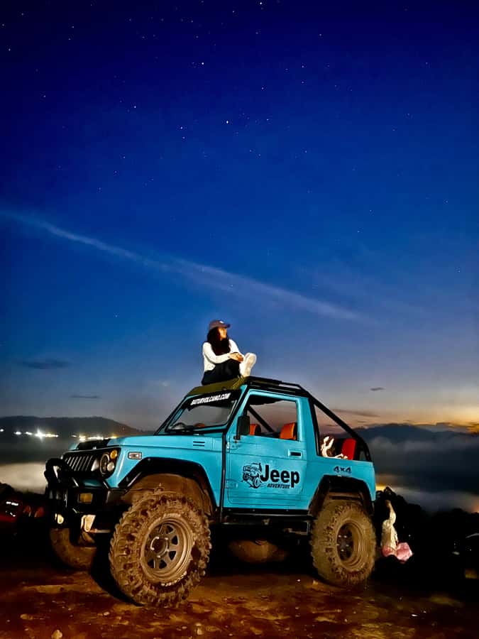 Bali: Mount batur jeep sunrise & natural hot springs - What the 4WD Ride Feels Like Up the Mountain
