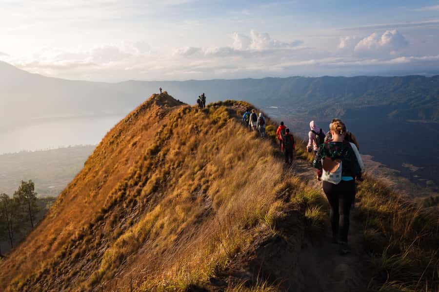 Bali: Mount Batur Sunrise Hike and Hidden Waterfall - Getting Organized at the Base: Safety Briefing and Group Pace