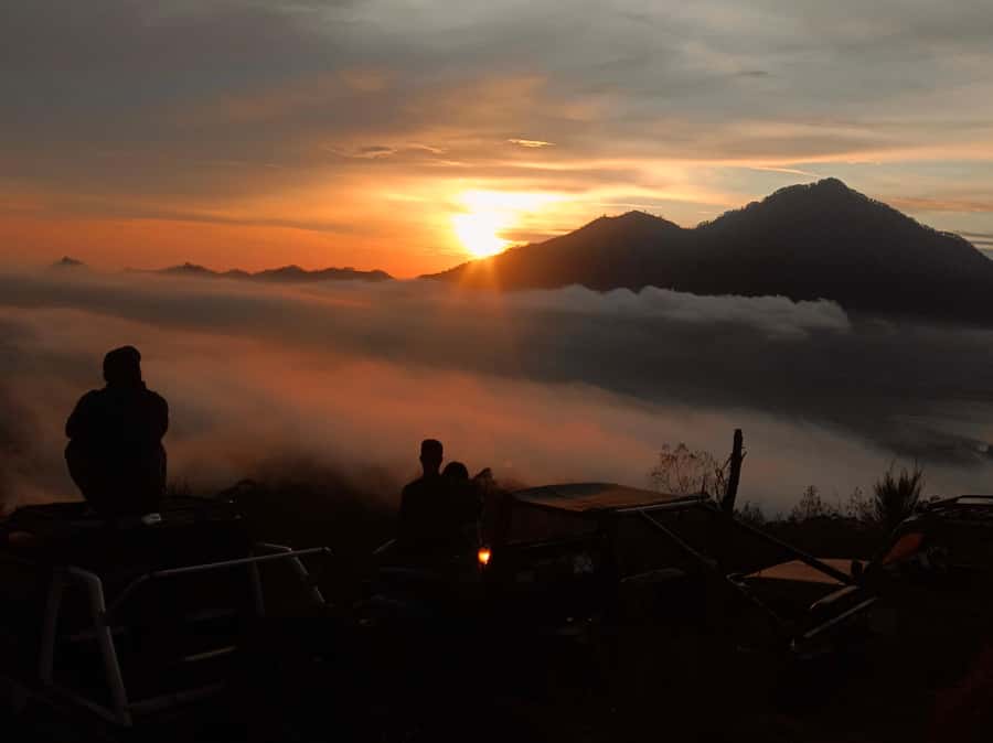 Bali: Mount Batur Sunrise Jeep Tour with Jungle Swing - Mount Batur views and the Black Lava field stop