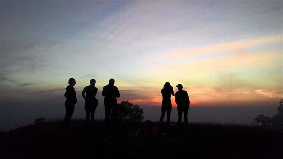 Bali: Mount Batur Sunset Trek with Picnic - Mount Batur at sunset, with the crowds dialed down