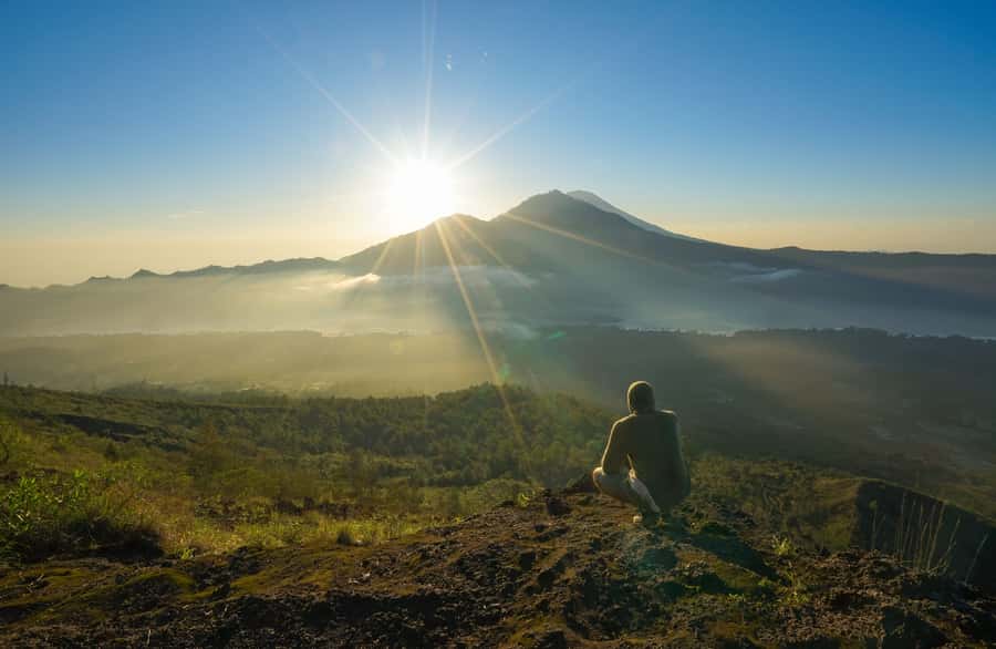 Bali: Mount Batur Sunset Trek with Picnic - The hike up: caldera views, black lava, and a steady pace