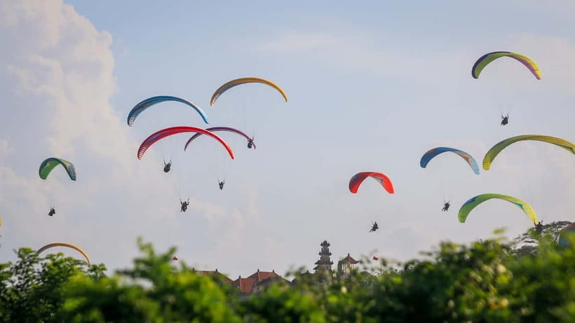 Bali: Nusa Dua Tandem Paragliding with Certified Pilot - GoPro HERO9 Footage: Your Souvenir After the Flight
