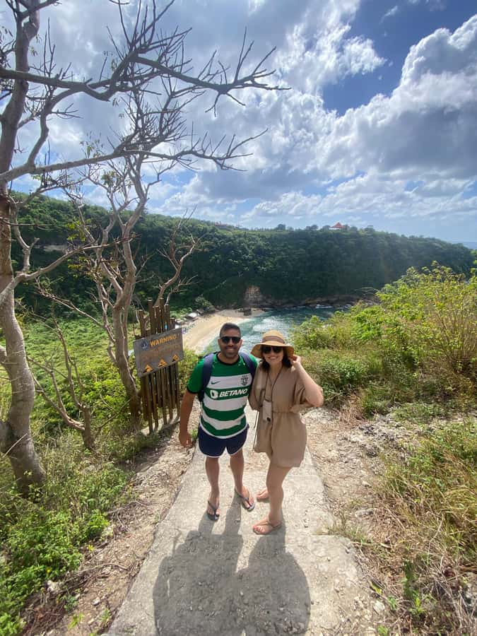 Bali: Nusa Penida All-Inclusive Package - Kelingking Beach: viewpoint first, stairs if you want more