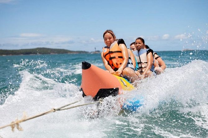 Bali Parasailing Adventure,Banana Boat,Jet Ski and Donut Boat with Transfers - Pickup at 9:00 and the ride into Tanjung Benoa