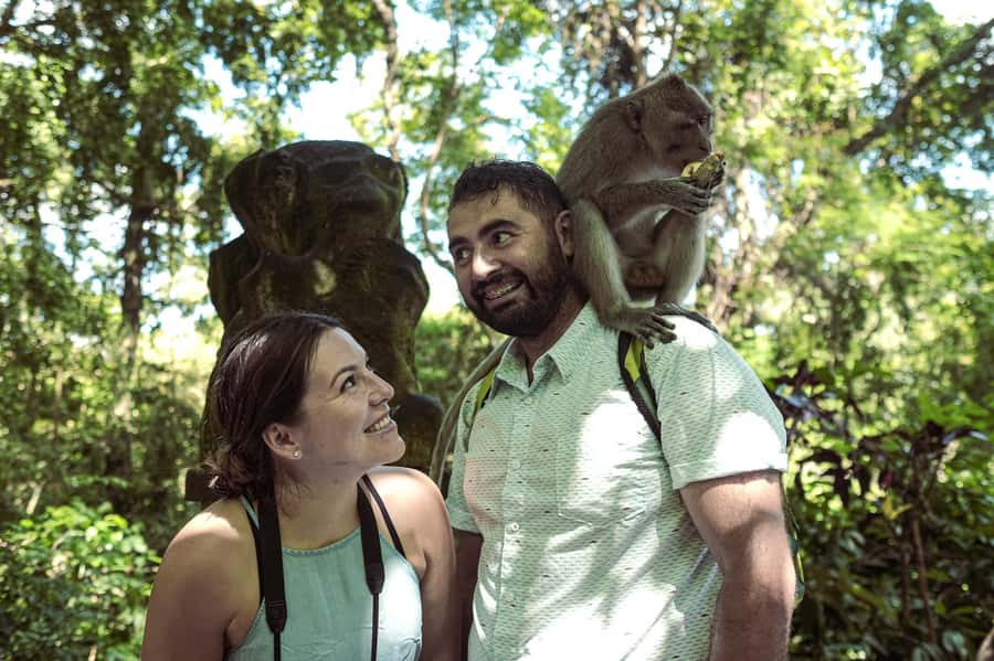 Bali: Private Customize Tour - Ubud Monkey Forest and the selfie factor, with real monkey rules