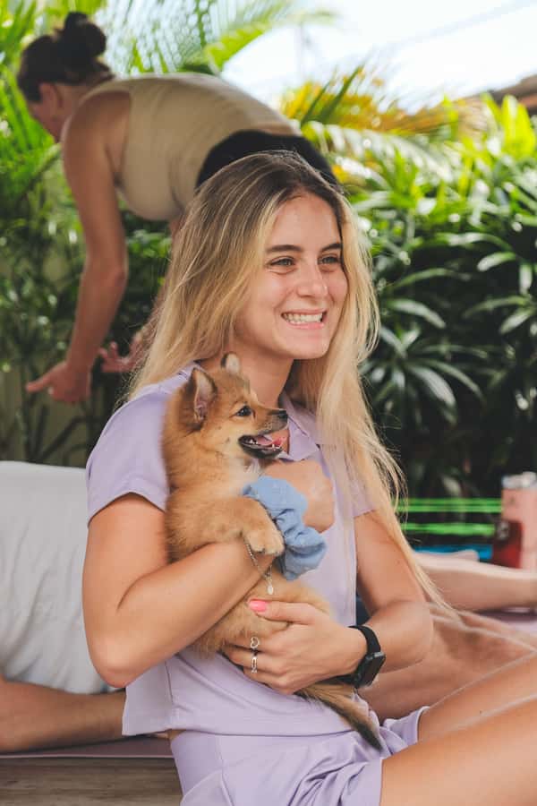 Bali: Puppy Yoga in Canggu – #1 Thing to Do - Why puppy yoga in Canggu feels different than normal yoga