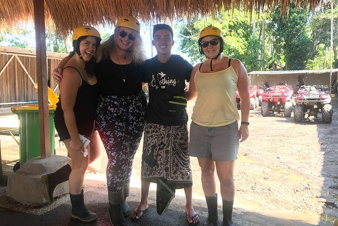Bali Quad Bike Through Gorilla Cave - Monkey Forest and Waterfall - Lunch At Abiansila, Plus Pool Bar Swimming And Showers