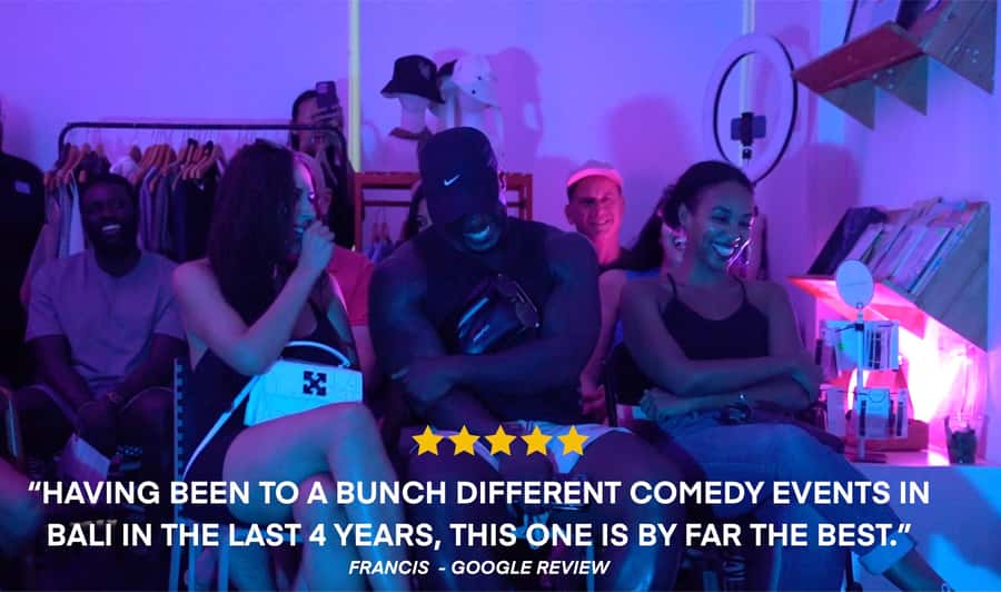 Bali's Secret Comedy Night Entry Ticket - What This Comedy Night Really Feels Like in Bali