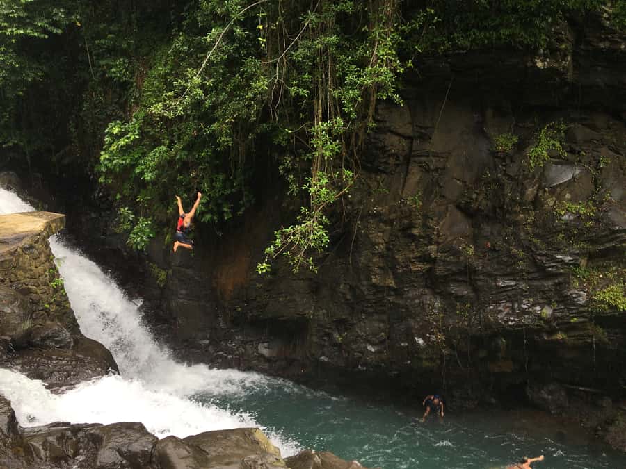 Bali: Sambangan Waterfalls Trekking, Sliding, & Jumping Trip - Blue Lagoon and Secret Garden: canyon pools that make the day feel like more than trekking