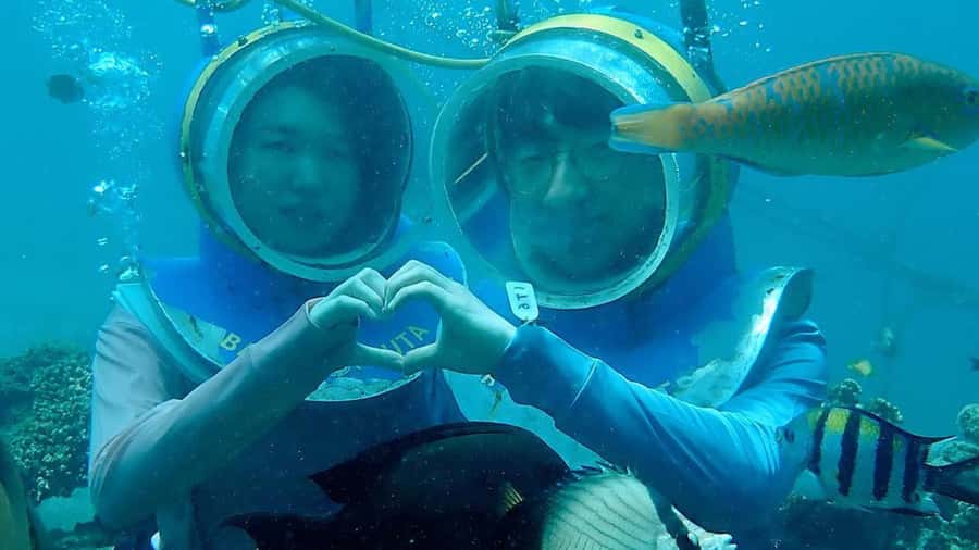 Bali: Sea Walker Under Water Experience - The Sea Walker setup: what the 25 minutes actually feels like