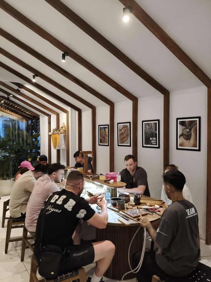 Bali: Seminyak Jewelry Making Class with Gold Plating Option - Choosing your design and silver amount (1 to 6 grams)