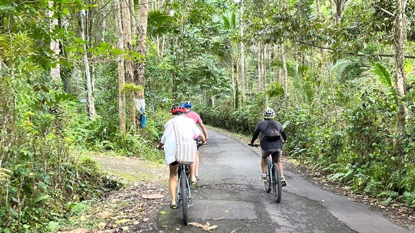 Bali: Sidemen Valley Cycling Tour with Gembleng Waterfall - The sacred temple stop: a short spiritual pause in the middle of a bike day