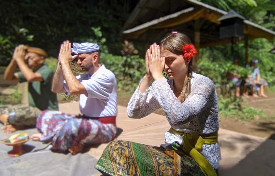 Bali Spiritual: Blessing Ceremony, Pristine Nature, Transfer - Air Terjun Pengempu Waterfall: a calm finish in tropical forest