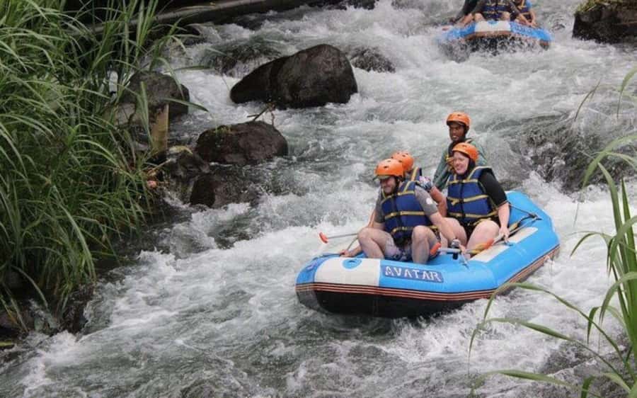 Bali: Telaga Waja White Water Rafting And ATV Quad Adventure - Basecamp buffet lunch, the reset you actually need