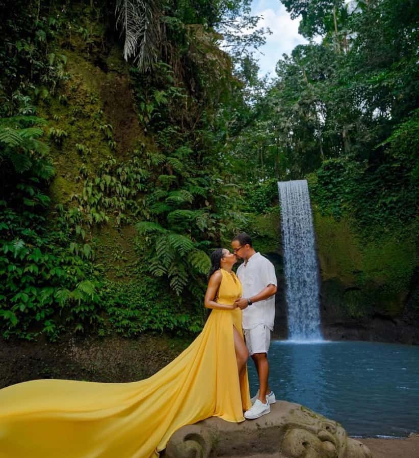 Bali Top's 3 Waterfalls - Temple And Rice Terrace - Kanto Lampo Waterfall: Getting Close to the Water