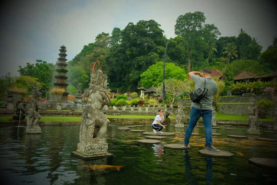 Bali: Traditional Villages, Salt Farm & Tirta Gangga Tour - Tirta Gangga water palace: gardens, pools, fountains, and a slower rhythm