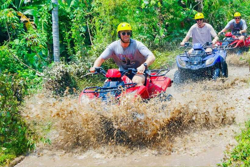 Bali-Ubud fun ATV Quad Bike Adventure & River Rafting - River rafting: guided rapids with an active pace