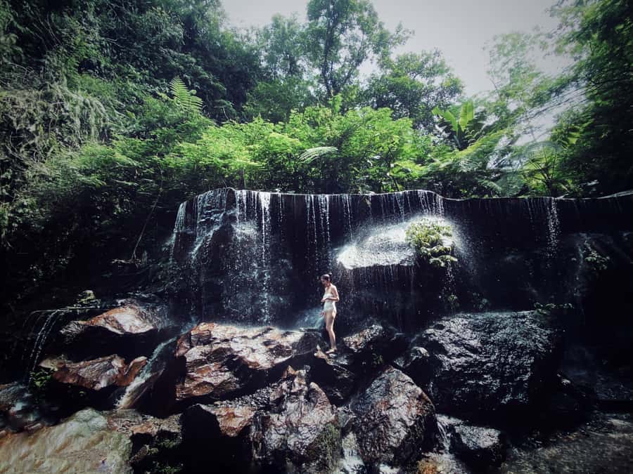 Bali: Ubud Gorilla Cave Track ATV & Waterfall Tour with Meal - The Goa Raja Waterfall Walk and Natural Pool Time