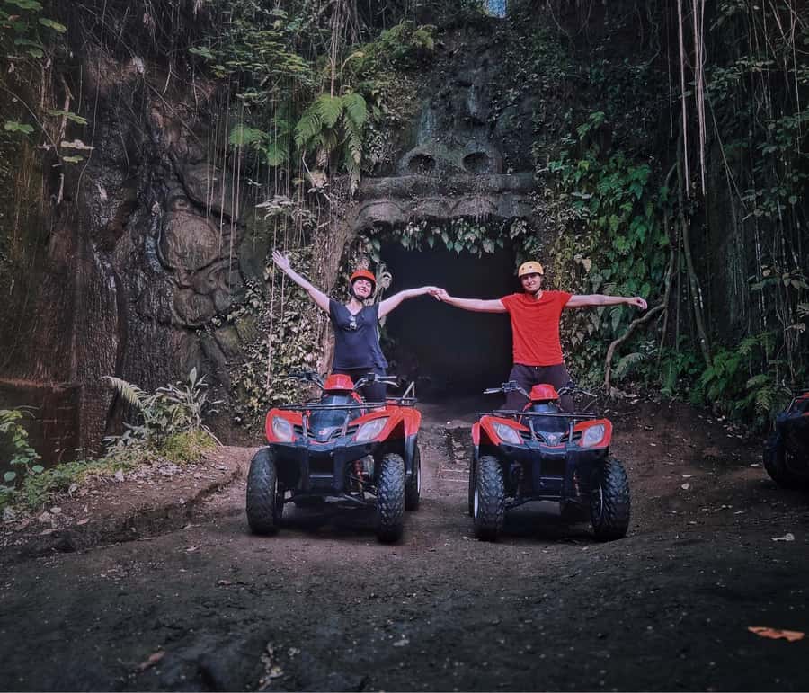 Bali: Ubud Gorilla Cave Track ATV & Waterfall Tour with Meal - Start With the Right ATV Choice: Solo vs Tandem