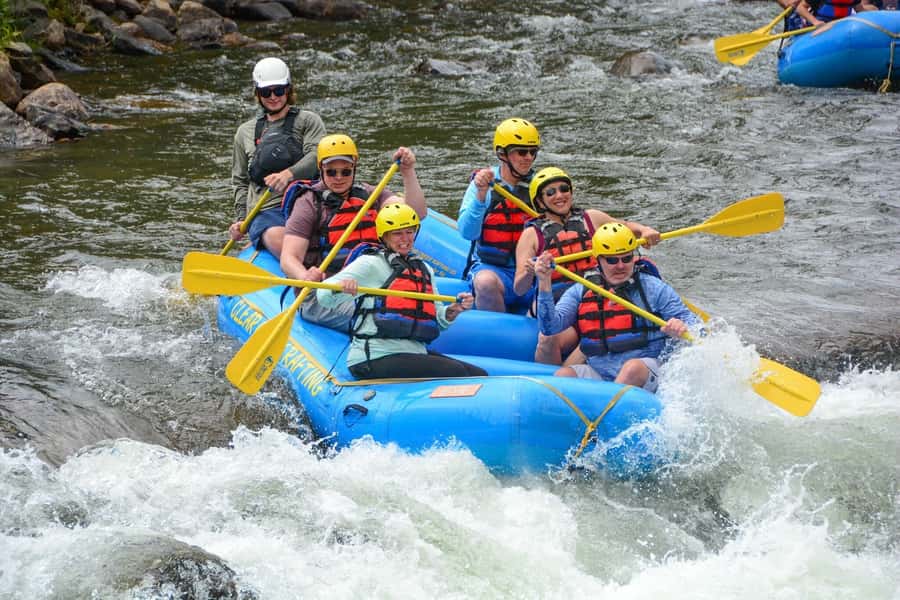 Bali: Ubud Gorilla Face ATV and Ayung Rafting Trip with Meal - Rafting on the Ayung River, plus the steep stair reality