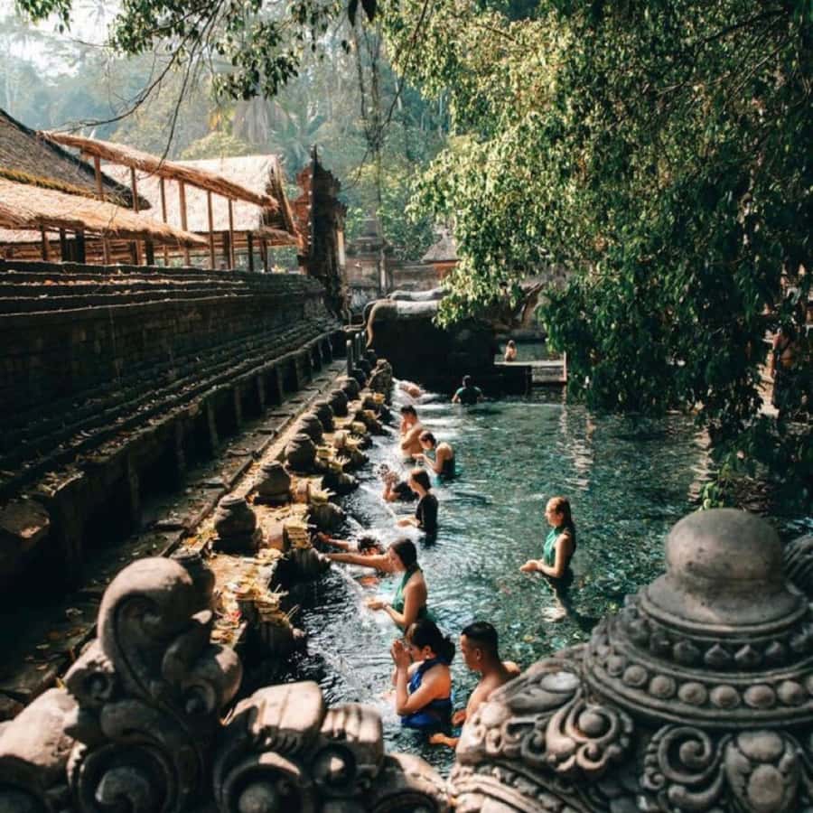 Bali Ubud Tour Best of Ubud Higlight with private Transfers - Tegenungan Waterfall: a dramatic 15 meter-high finish