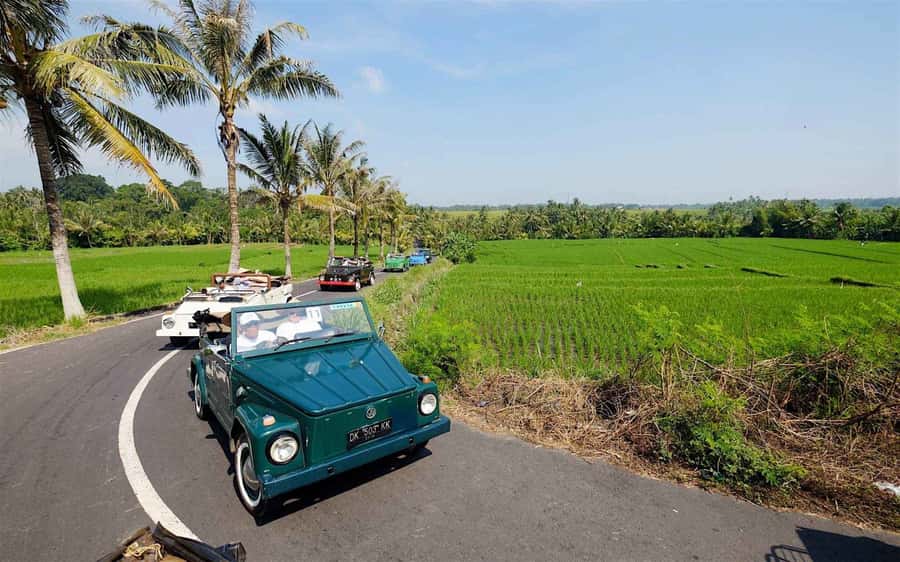 Bali: Vintage VW Jeep Countryside Safari - Tanah Lot: The Outcrop Temple With Constant Wave Noise