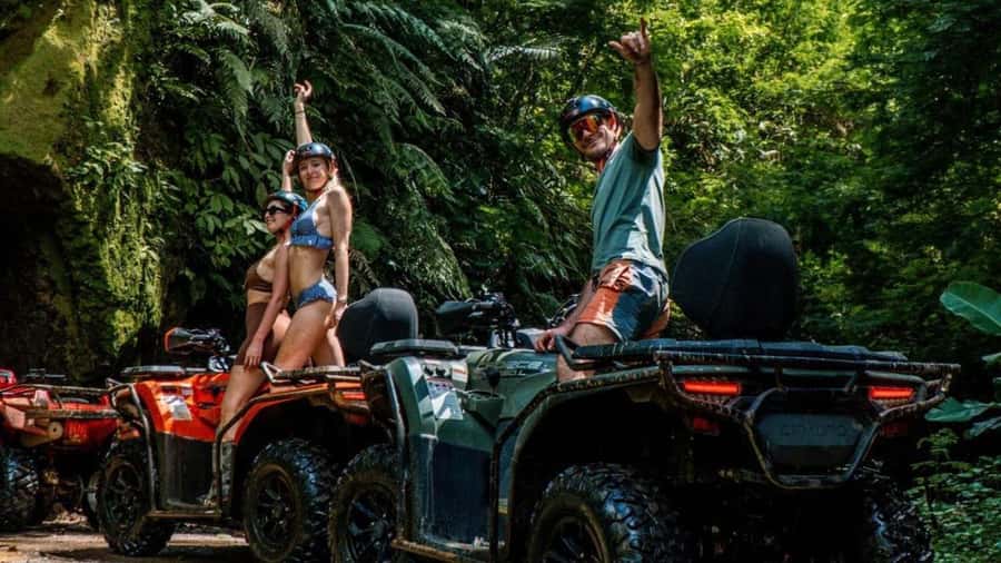 Bali: Waterfall Gorilla Cave ATV & Ubud Rafting Trip & Lunch - Choosing the right ATV and understanding the weight limits