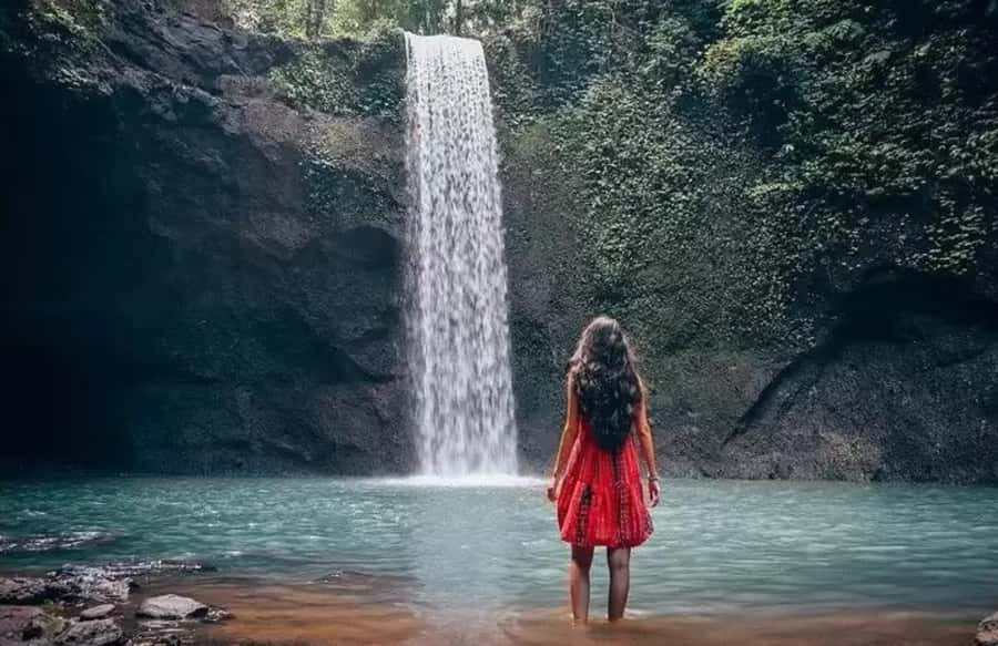 Bali Waterfalls Private Day Tour - Tibumana Waterfall: Jungle Surroundings and Pool Time